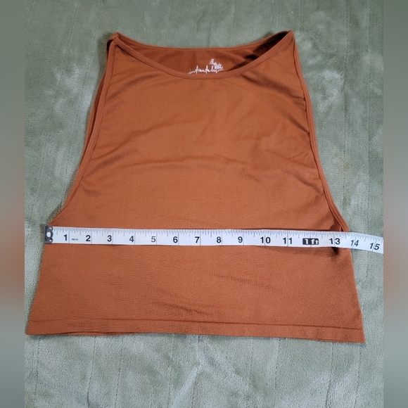 Free People Boatneck Brami in Brown Size M/L - Picture 7 of 10